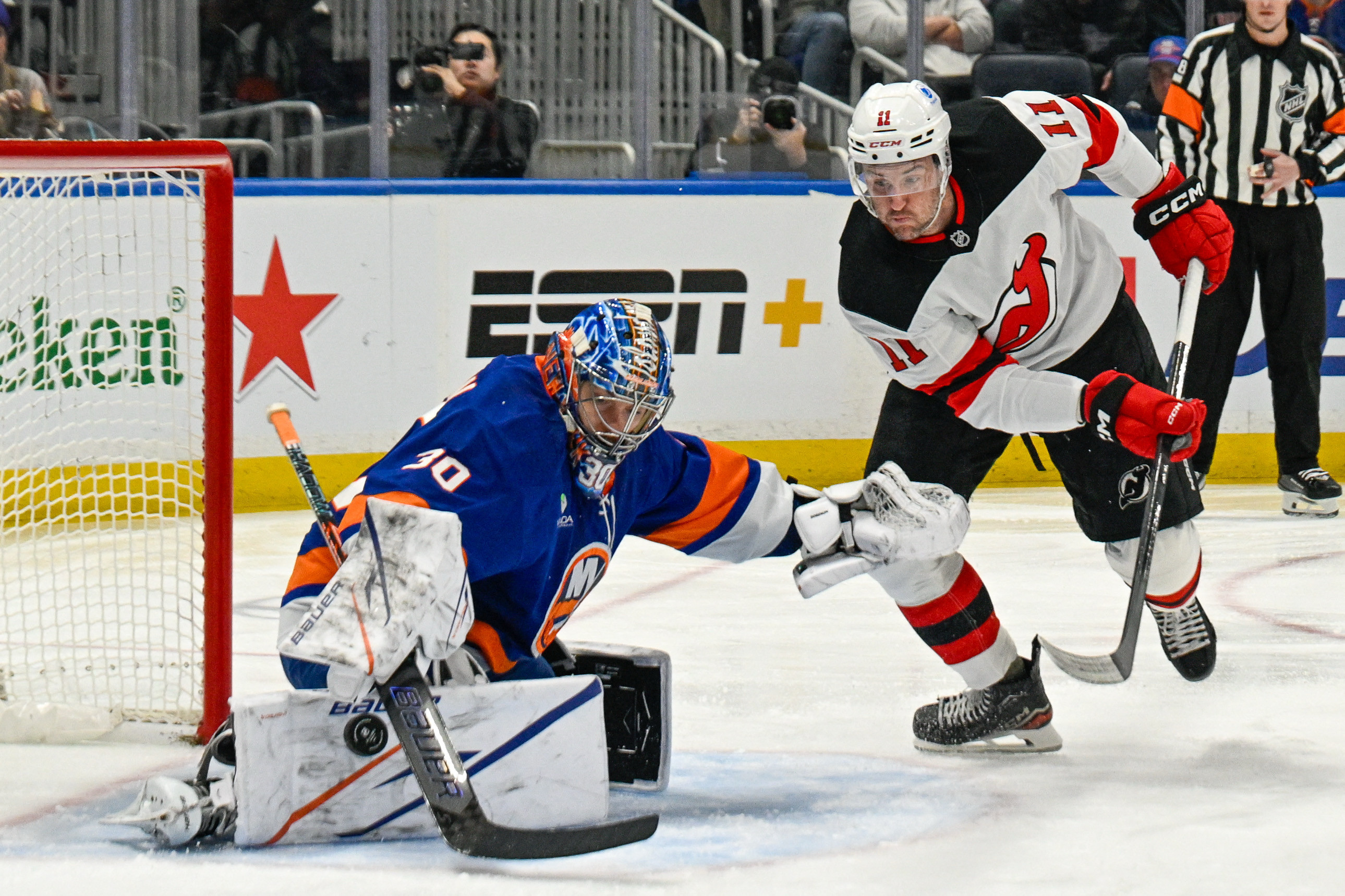 Ilya Sorokin Islanders Devils shutout