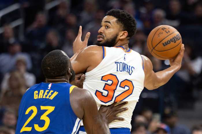 Karl-Anthony Towns Draymond Green Knicks trade rumors