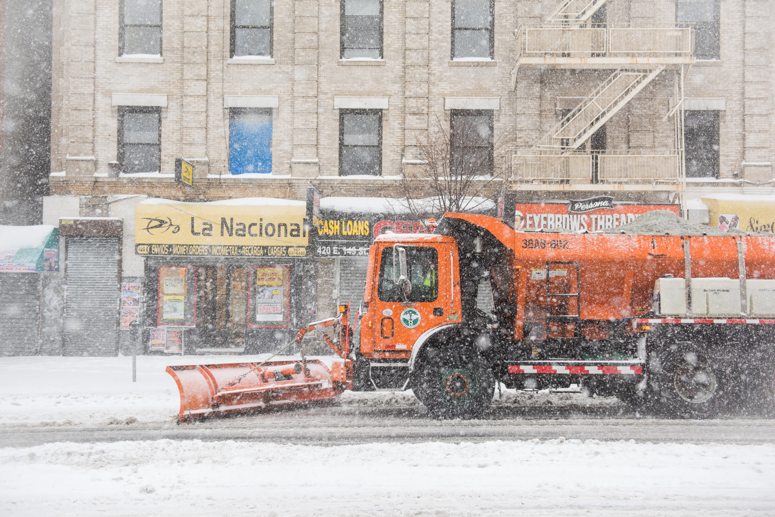 snow plow nyc