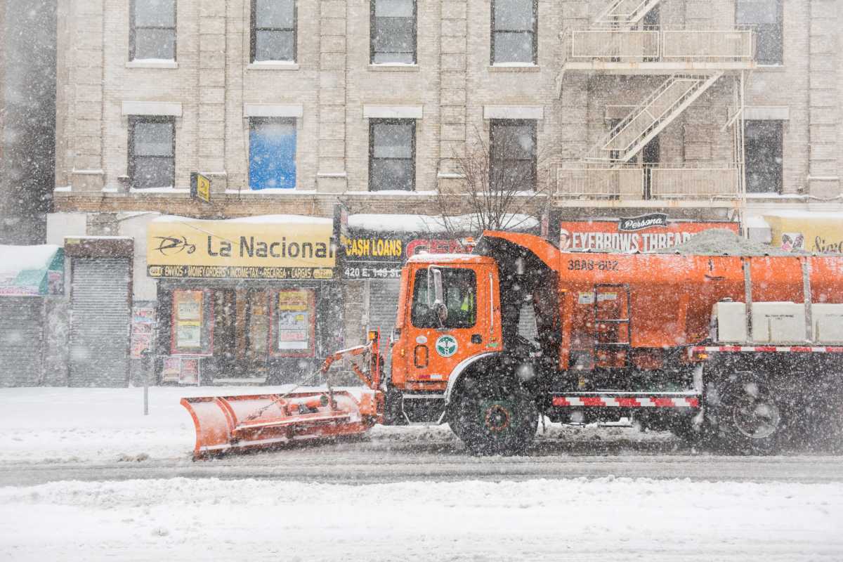 snow plow nyc