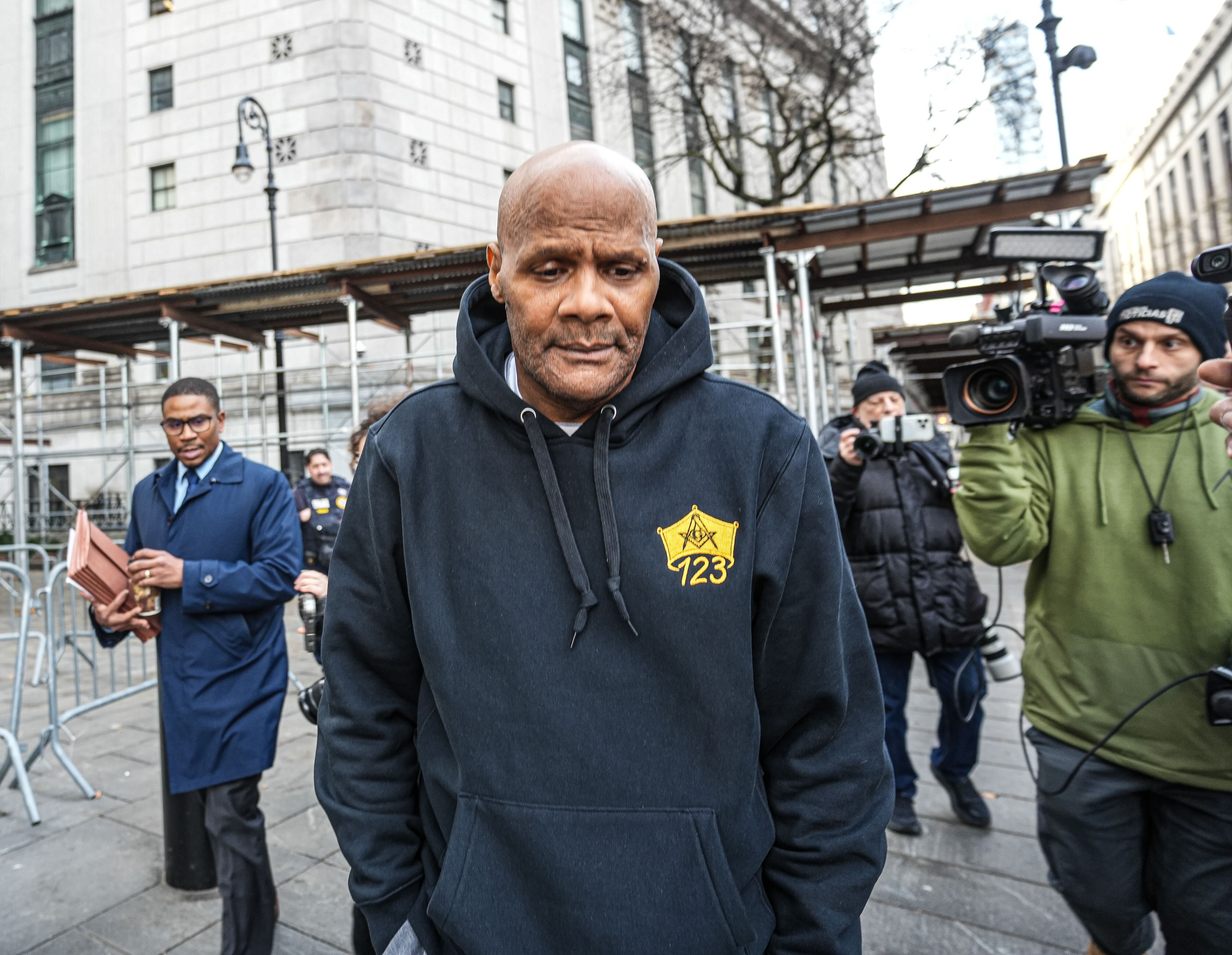 Anthony Herbert, former Adams administration official, leaves federal court in Manhattan after pleading not guilty to bribery, kickback, and fraud charges, Jan. 13, 2026