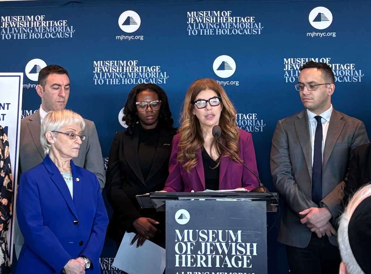 Fighting hate: Speaker Menin rolls out a plan to combat antisemitism with a primary focus on educating young New Yorkers