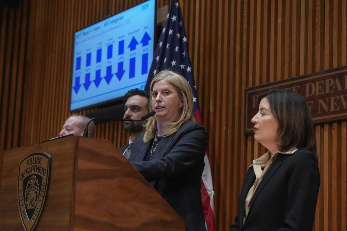 NYPD commissioner Tisch talks record low gun violence