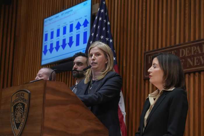 NYPD commissioner Tisch talks record low gun violence