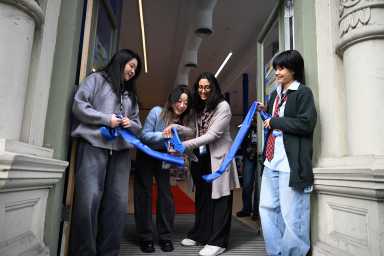 hello82 celebrated a grand opening of their new SoHo fan space.