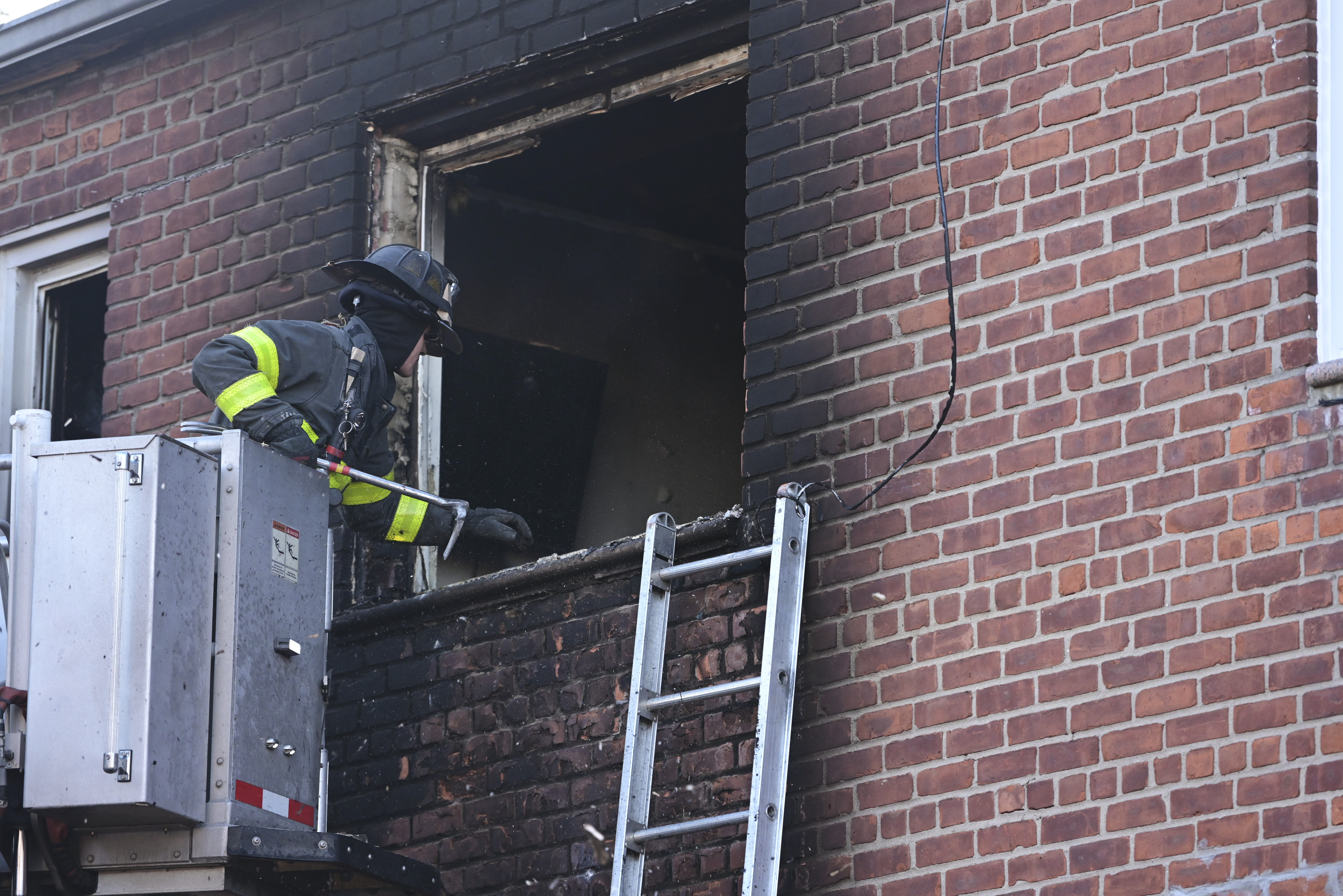 Firefighters were met with heavy fire in a private dwelling at 611 East 57 Street.