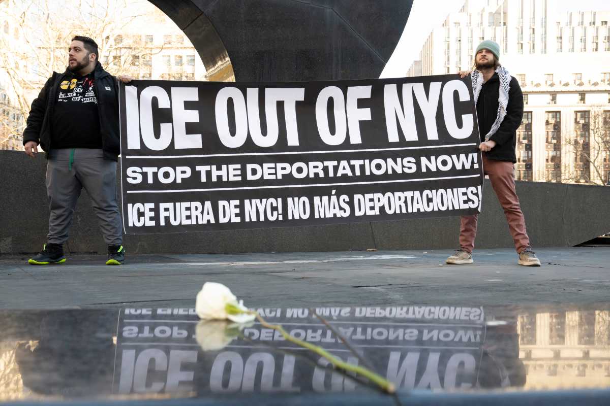 New Yorkers march against Kristi Noem at World Trade Center day after ICE agent killed Minneapolis woman 5