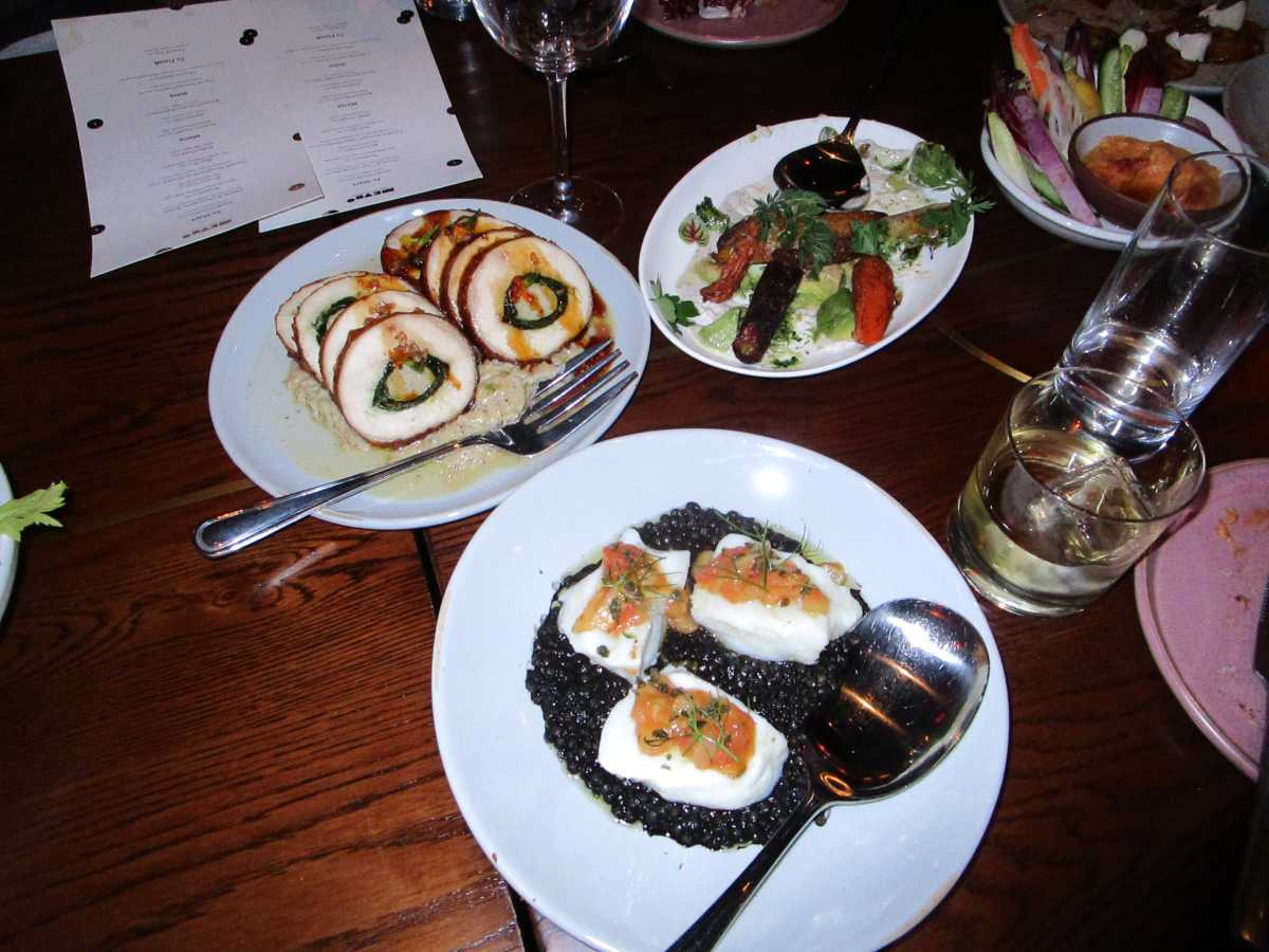 Some menu items from Metro Cinema.