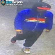 Pervert exposes himself to 11-year-old girl trapped in Manhattan elevator: Cops 13 man wearing a black and red hat and multicolored jacket