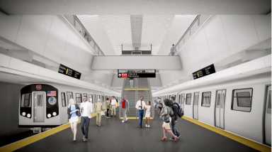 Rendering of Second Avenue Subway
