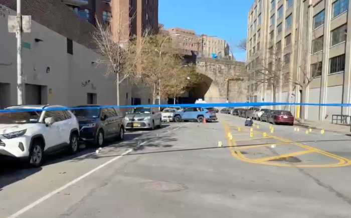 scene where Bronx man was shot dead in first murder of 2026 in nyc