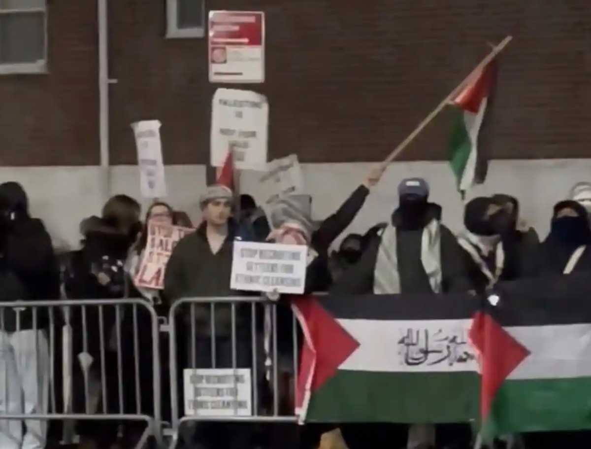 Pro-Hamas supporters in Queens