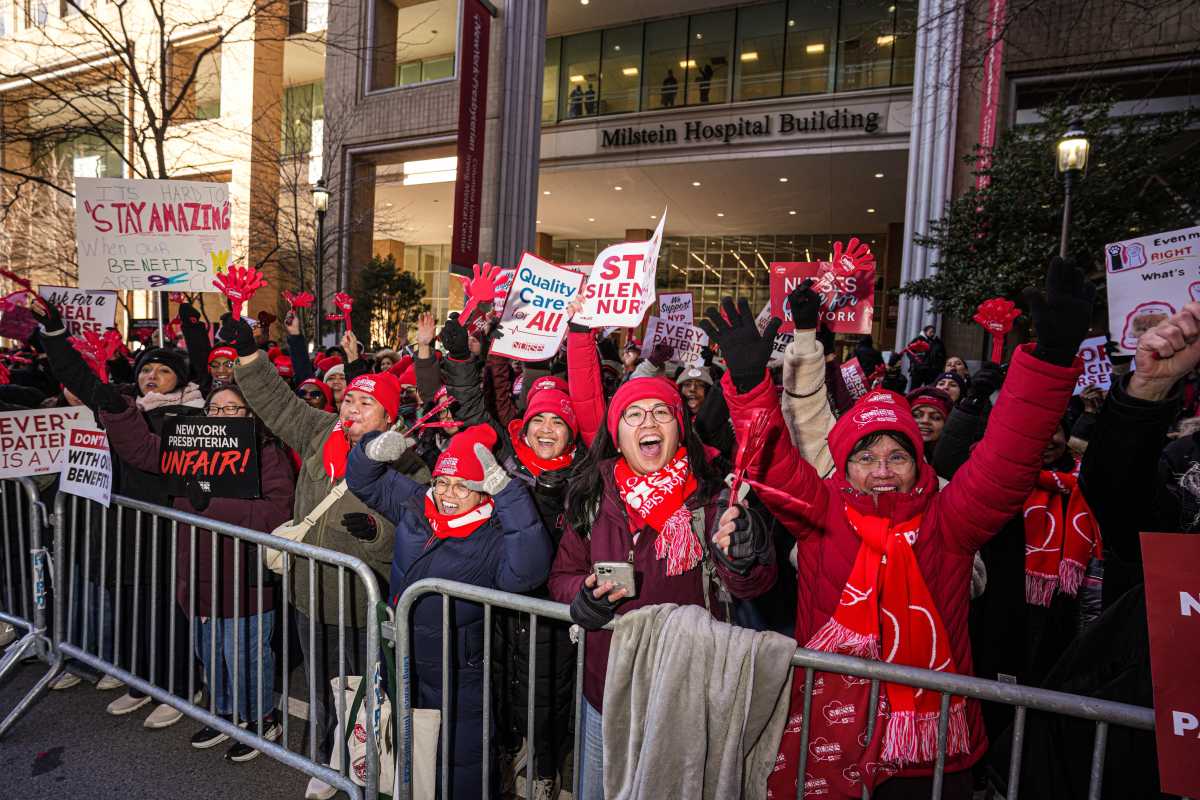 NURSES STRIKE: From the picket line in Manhattan, caregivers say their walkout is more than just about wages 13 ae8b3c91 88f7 4079 8f80 fcefd689903e