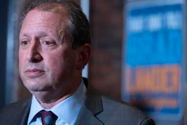 City Comptroller Brad Lander at campaign launch.