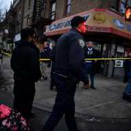 Brooklyn deli shooting leaves two men shot in the face: cops 12 Police at scene of shooting at Brooklyn deli