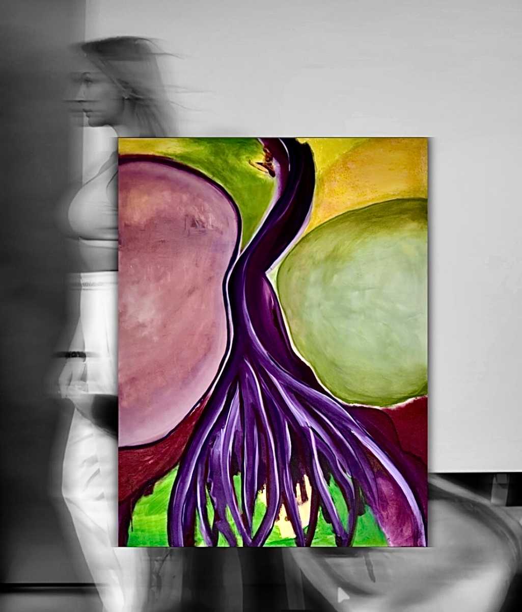 Dreams full of voltage: Karina Lumiere’s abstract works electrify the art scene 2 "Nature's Embrace" by Karina Lumiere