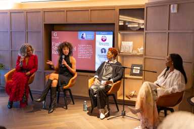 The George hosted a NYFW x Black History Month panel to celebrate the legacy and future of Black women in fashion, hosted by Novi Brow.