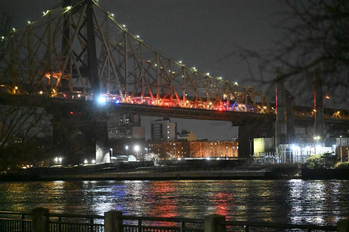 Queensboro Bridge where teenager took fall during social media challenge