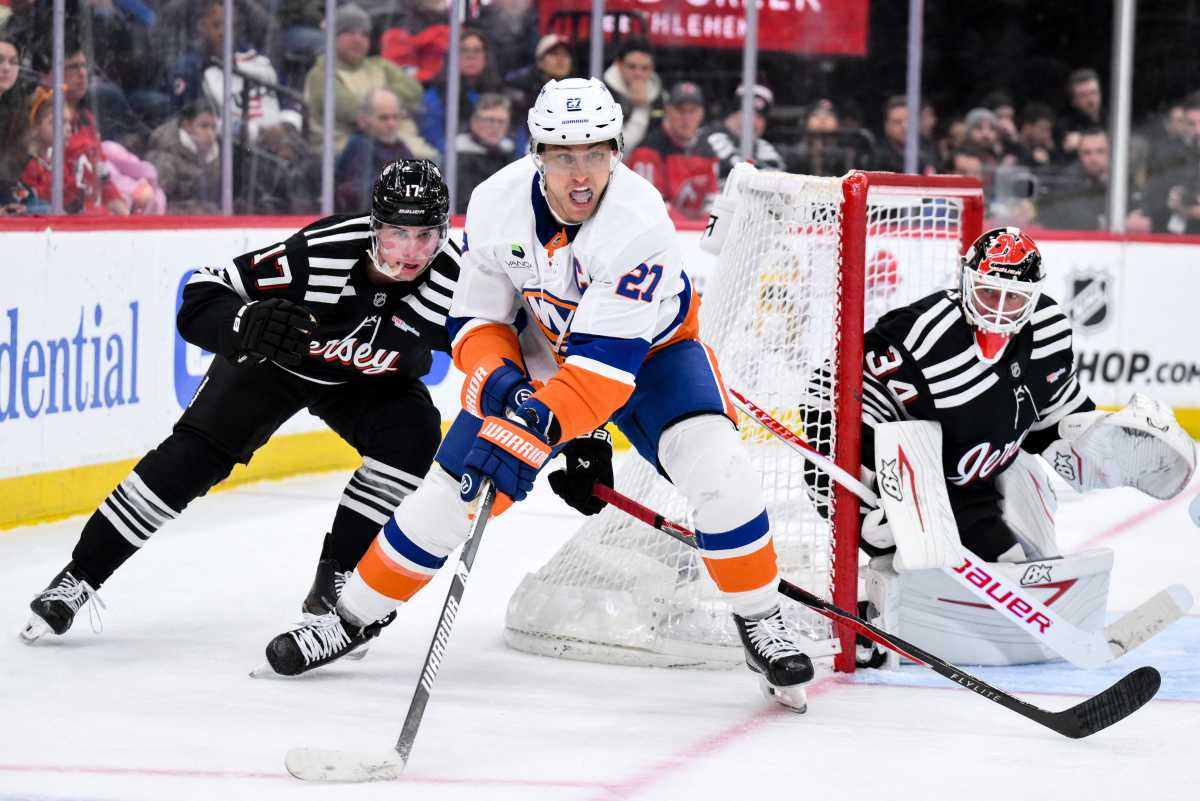 Anders Lee Islanders Devils pre-Olympic finale