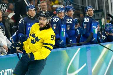 Mika Zibanejad Sweden Italy Olympics