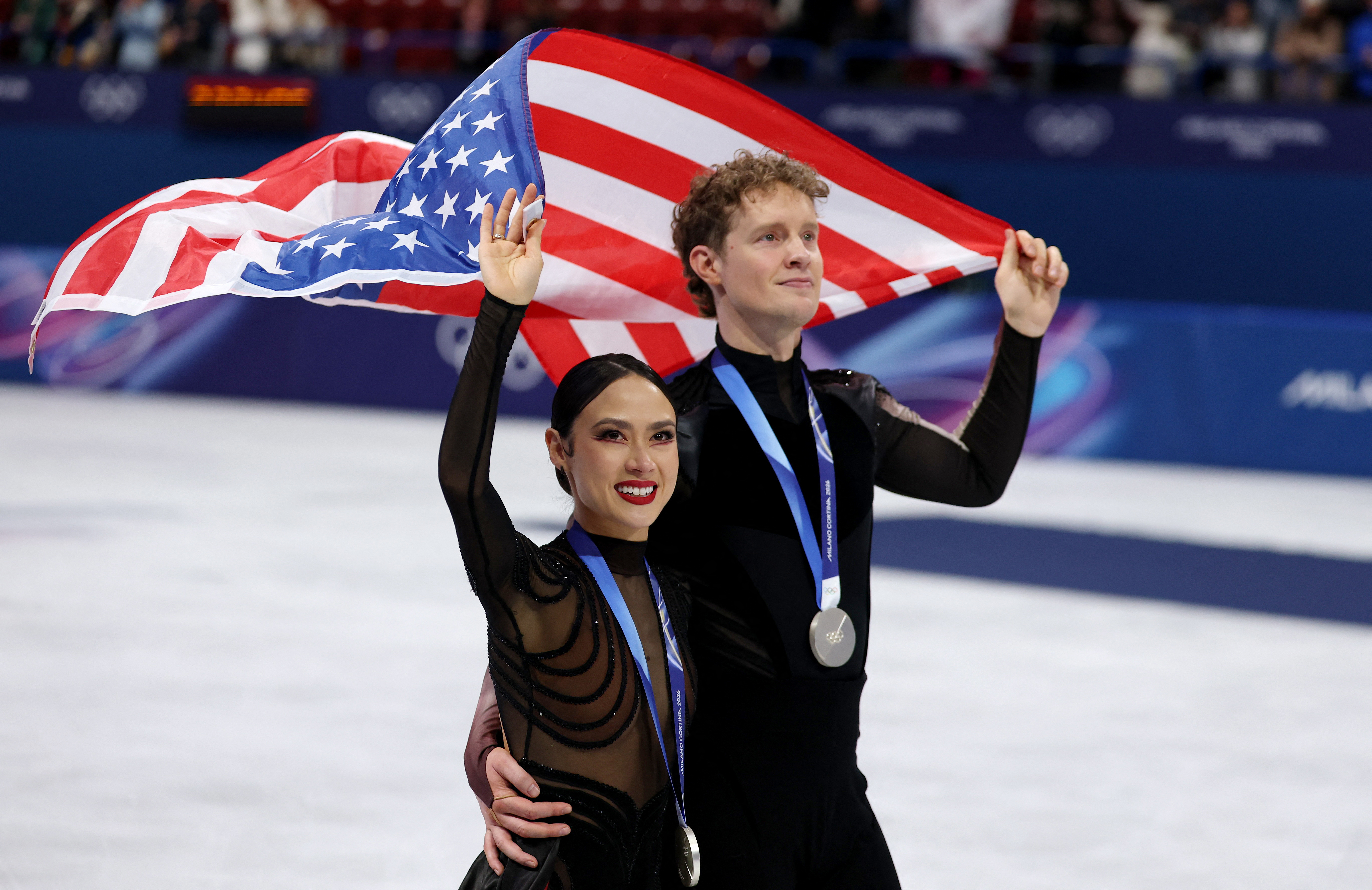 Madison Chock Evan Bates 2026 Winter Olympics USA Figure Skating silver