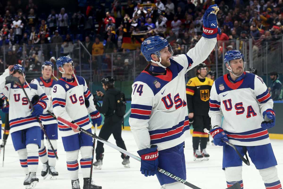 USA hockey Germany Olympics 2026