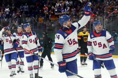 USA hockey Germany Olympics 2026