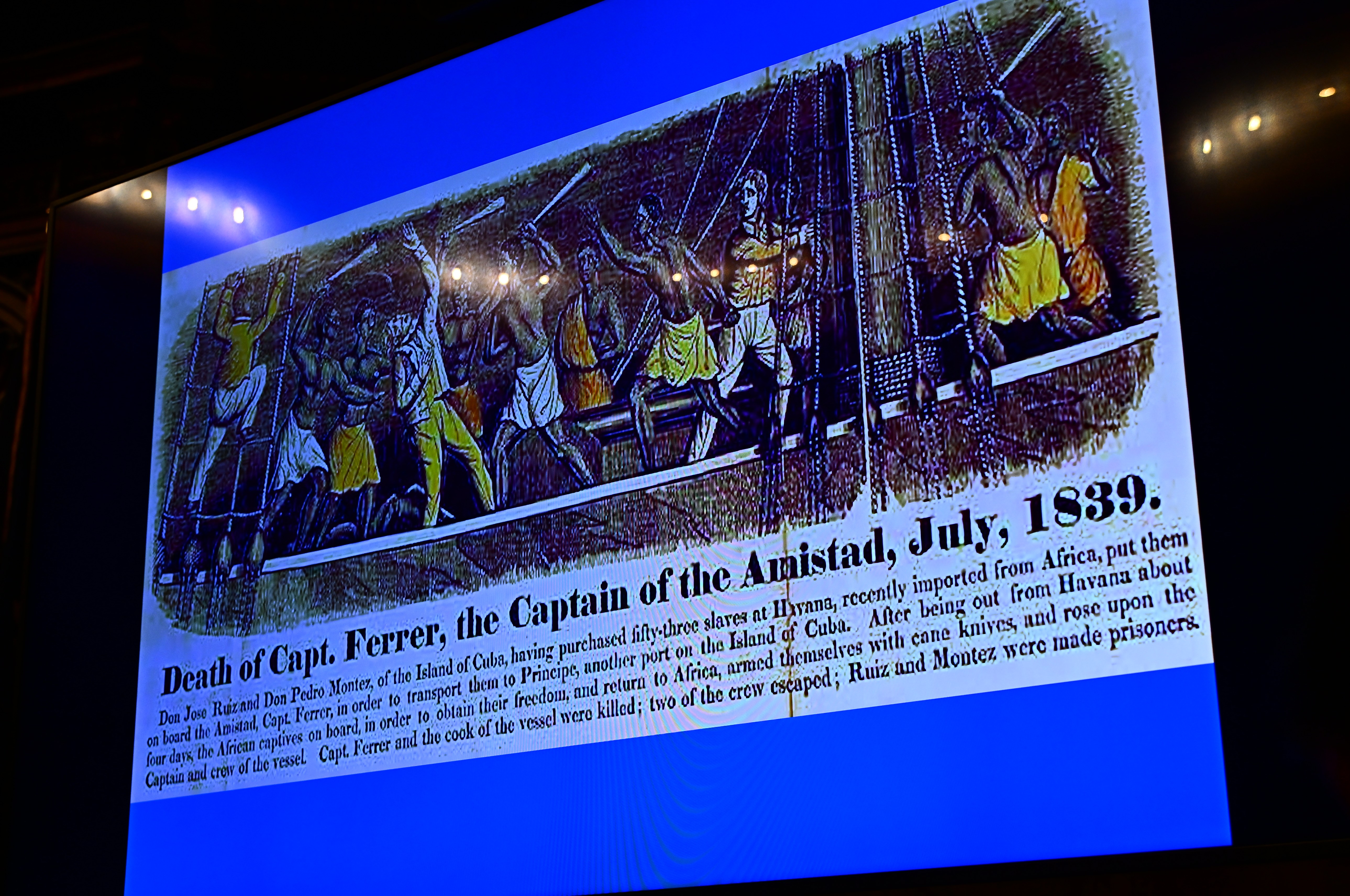 First Department appellate court brings Amistad legal case to life 2