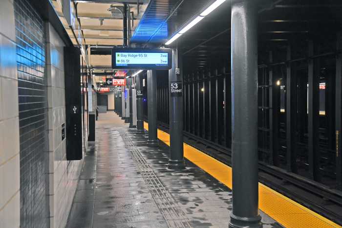 Brooklyn subway platform where two women were assaulted