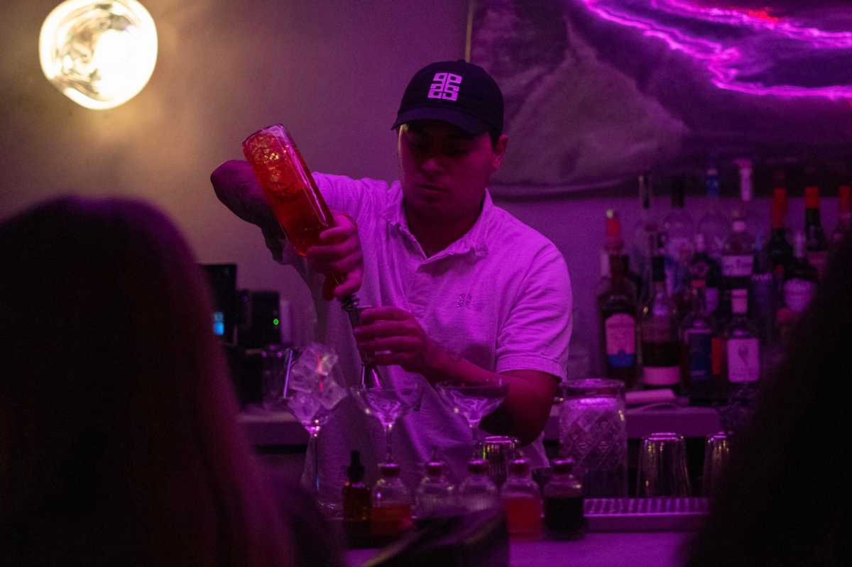 Drinks were flowing at Pinky Swear.