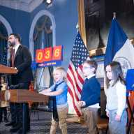 MAMDANI'S FIRST 100 DAYS: Mayor open door to new 3k and 2k providers after five-year freeze 6 District 2 pre-K students take over the mini podium as Mayor Mamdani unveils plans for the city’s new 2K child care program