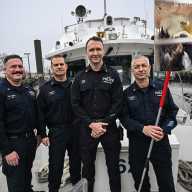 An all-American rescue: How the NYPD Harbor Unit saved a bald eagle injured in the Hudson River 6 NYPD Harbor Unit members who rescued a bald eagle