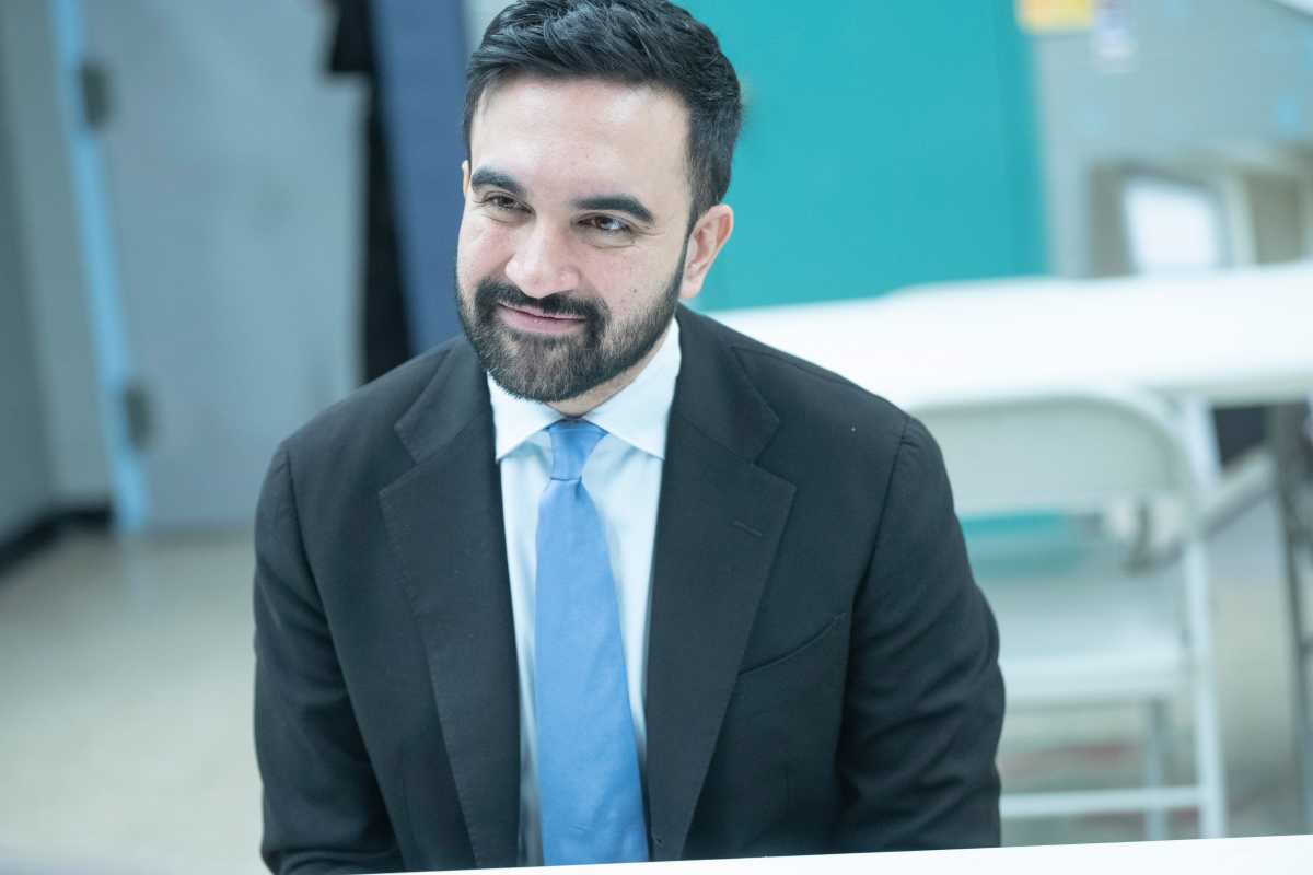 Mayor Zohran Mamdani speaking