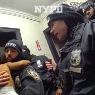 Hero cop save the lives of two choking babies in less than a month 6 NYPD officers with a baby