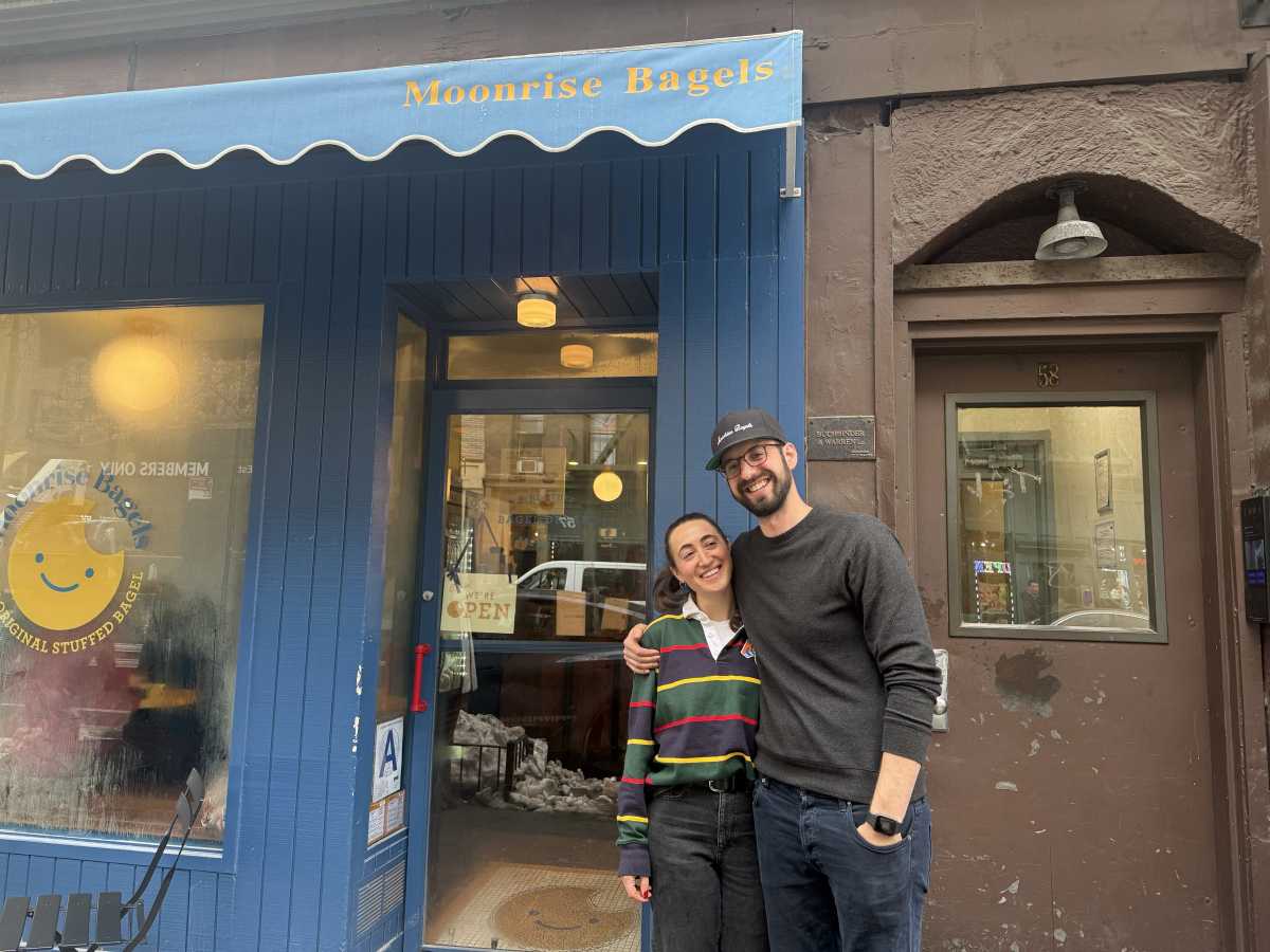 Ali Chetkof and Jeremy Rhodes own and operated Moonrise Bagels.