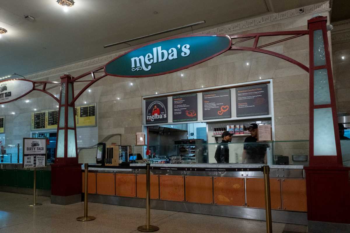 Melba's Restaurant sees success in Grand Central location and new Newark spot on the way 2 Melba's Grand Central Terminal in the Dining concourse of Grand Central Station in New York City on February 11th, 2025.