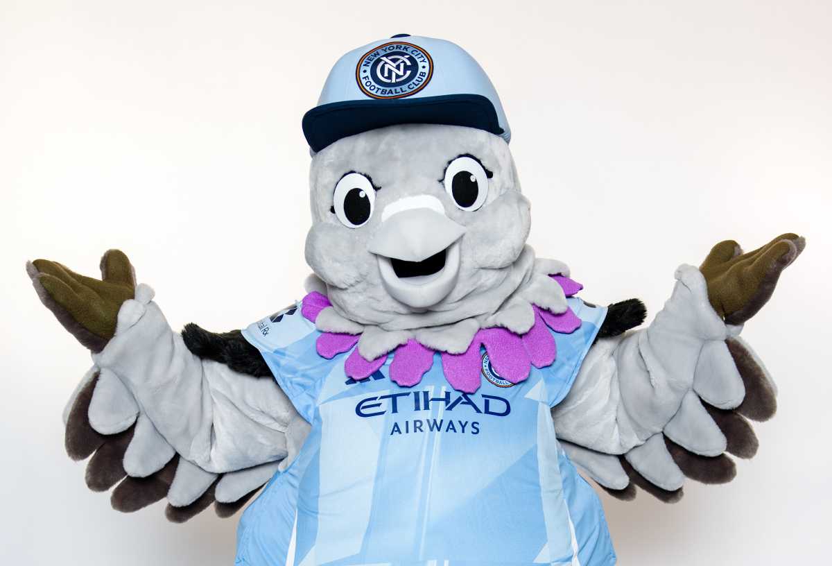 Sky Scraper NYCFC mascot