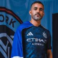 NYCFC unveils its 'All Nations Kit' for 2026 MLS season 5 NYCFC All Nations Kit Maxi Moralez