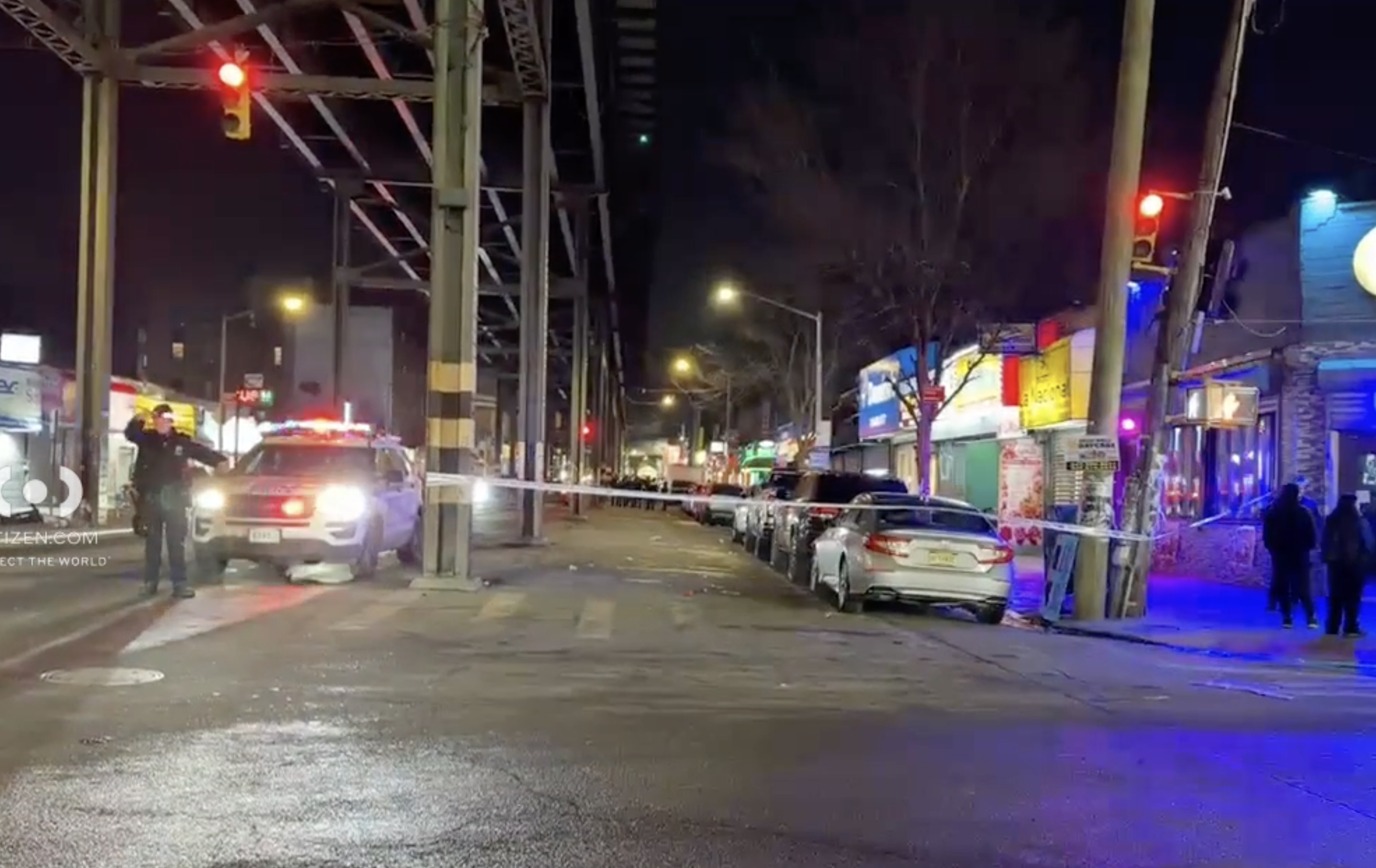 Police at scene of shooting in the Bronx