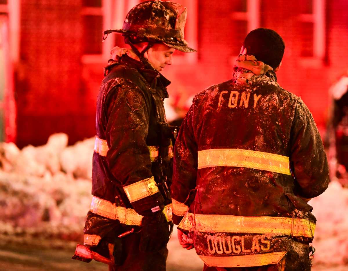 Four-alarm Bronx fire leaves two injured, 30 residents left out in the bitter cold 3