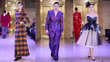 models walking the runway