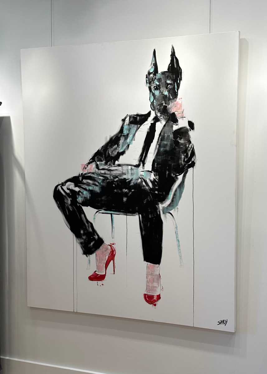 Artist Sandy Cohen transforms adversity into power and identity through her art 2 "Balenciaga" by Sandy Cohen