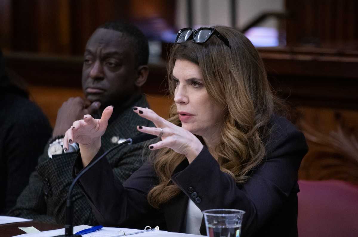 City Council Speaker Julie Menin.