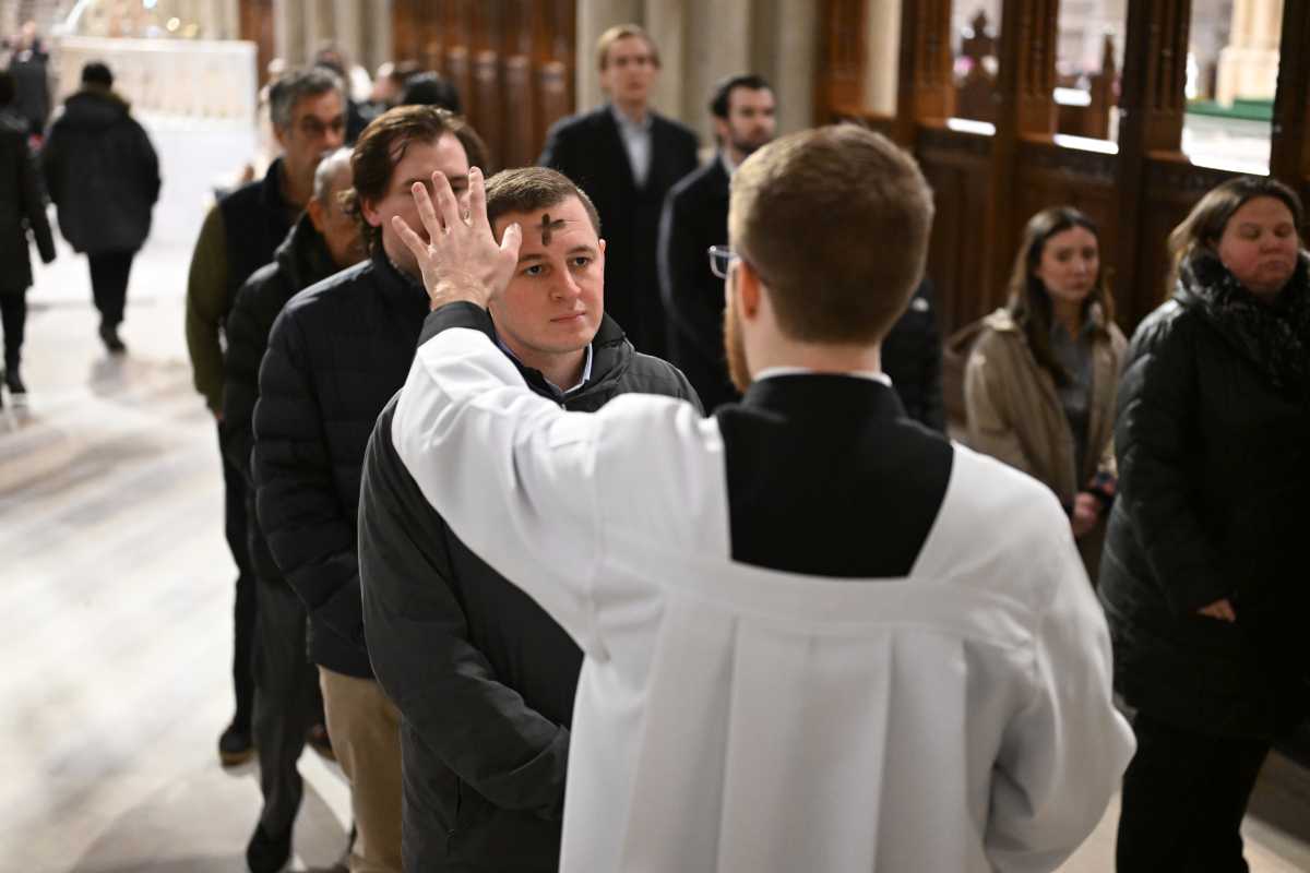 Lent begins in NYC as Archbishop Ronald Hicks celebrates his first Ash Wednesday Mass at St. Patrick's Cathedral