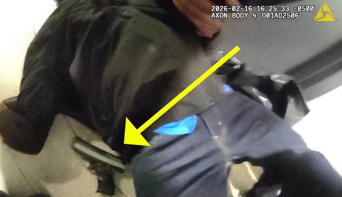 Close call for Brooklyn cops as gun falls out of suspect’s pocket during arrest attempt, bodycam footage shows