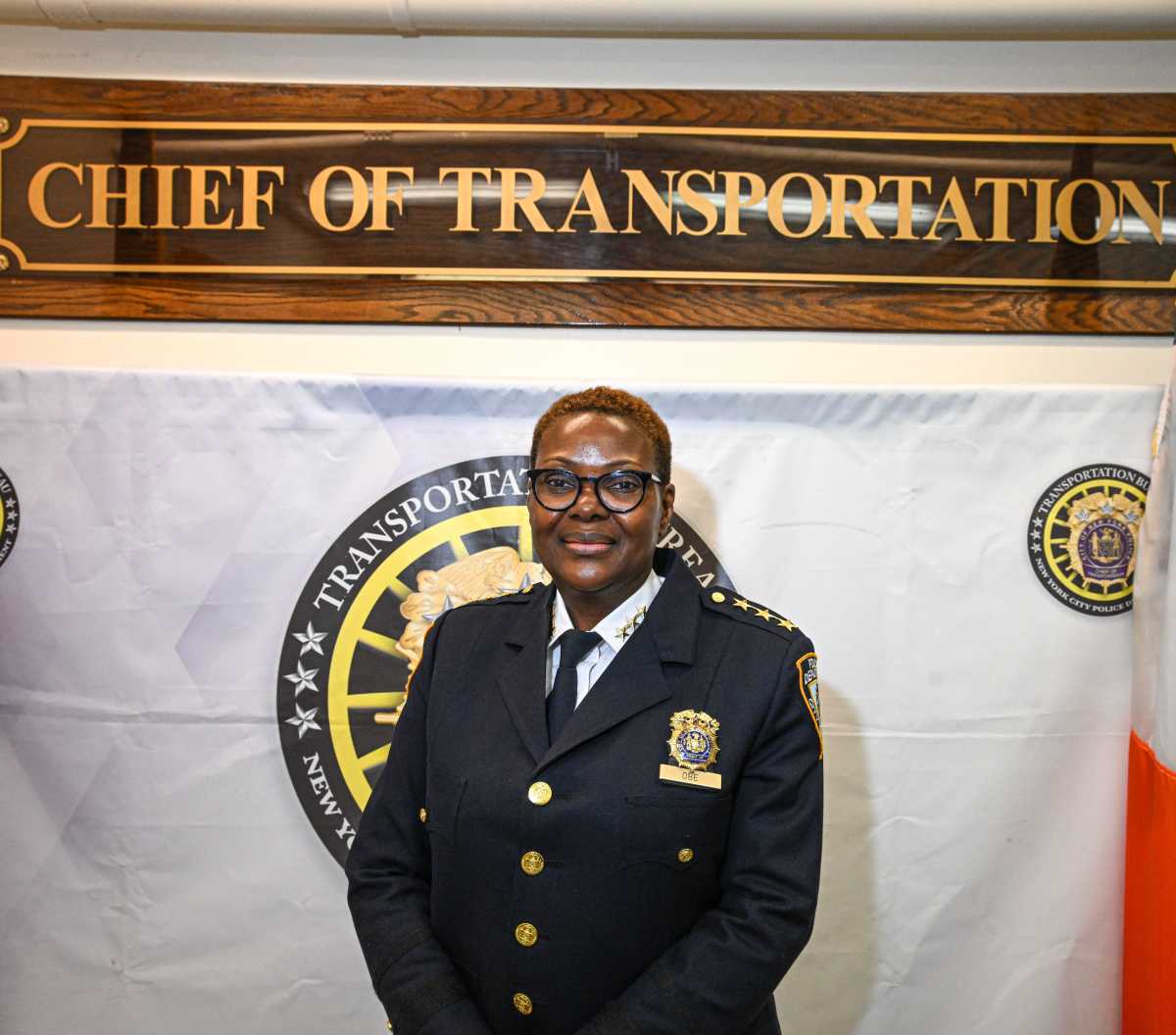 woman in a police uniform