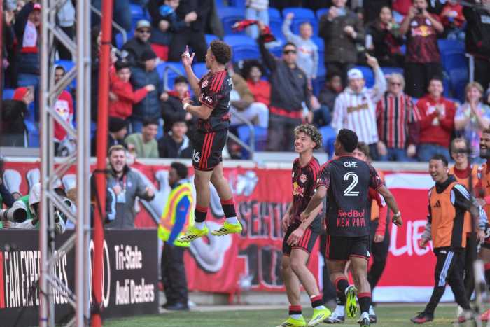 Red Bull's 'Baby Bulls' strike again as youthful revolution arrives 1 Julian Hall goal Red Bull New York New England home opener