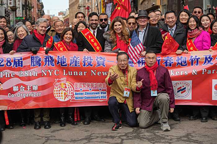 Celebrating Lunar New Year Parade in Chinatown