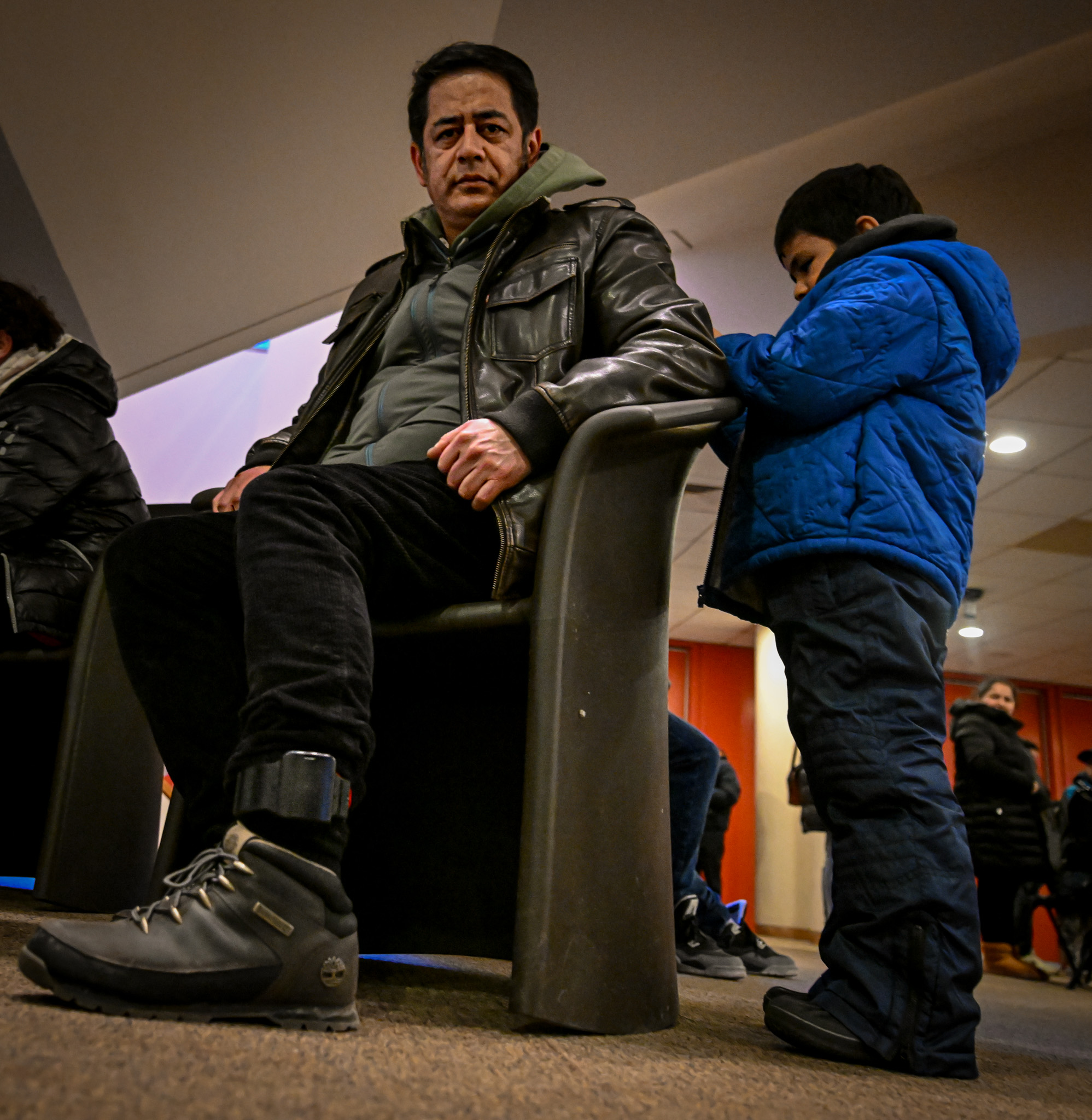 Manhattan man detained by ICE wears ankle monitor