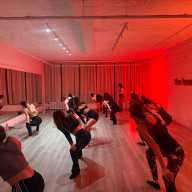NYC dance studio builds space for women to reclaim their confidence through movement 16 women in a dance class
